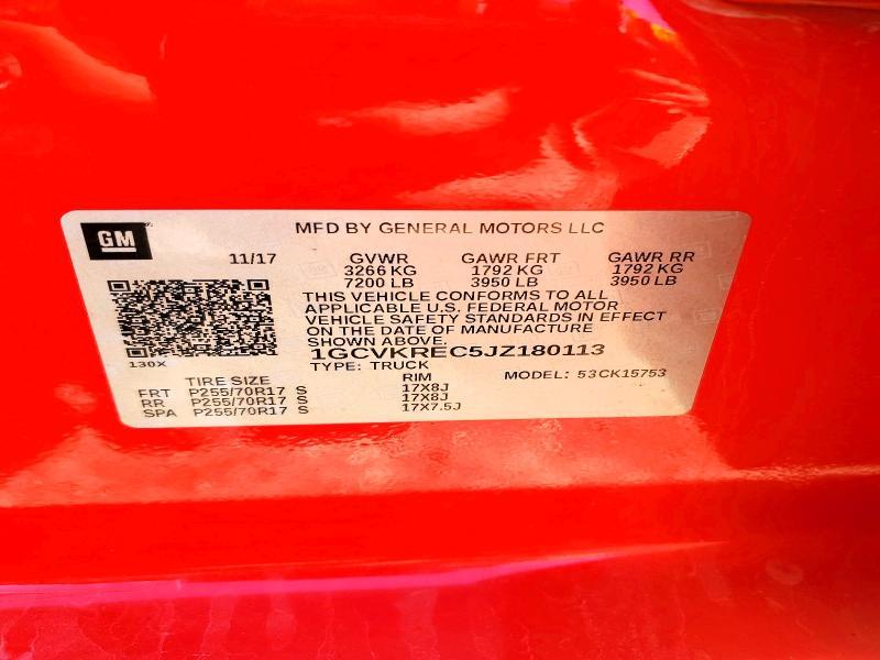 2018 Chevrolet Silverado K1500 LT