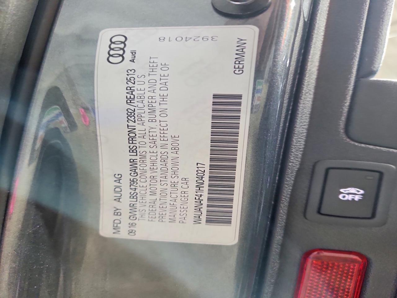 2017 Audi A4 Premium