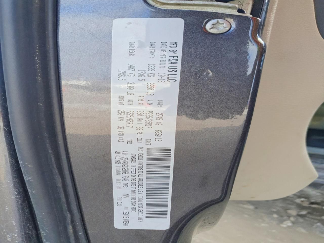 2017 Dodge Grand Caravan sxt