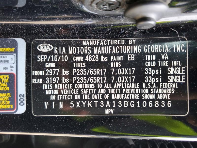 2011 KIA Sorento lx