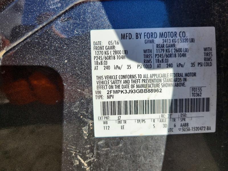 2016 Ford Edge sel