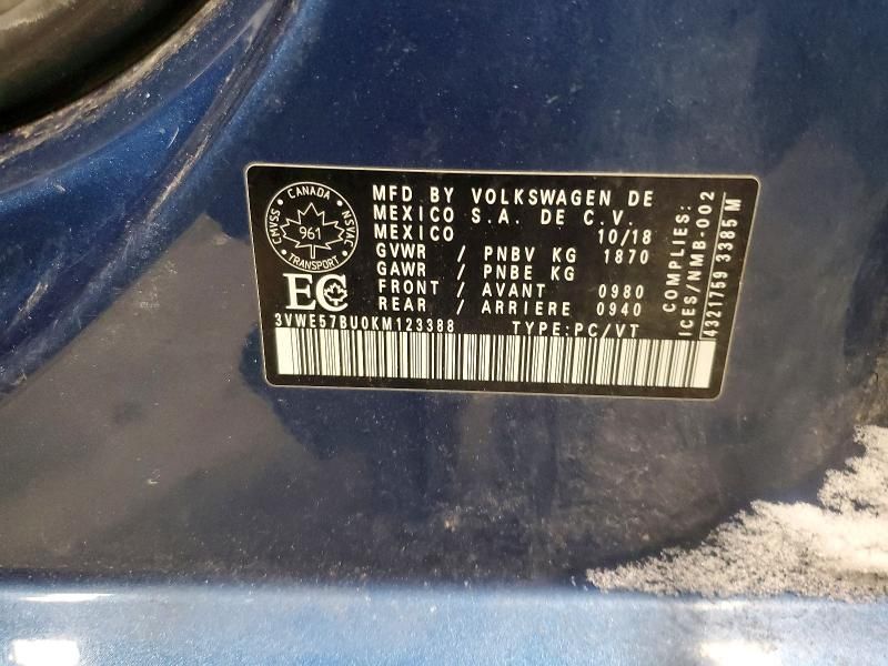 2019 Volkswagen Jetta sel