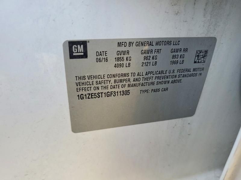 2016 Chevrolet Malibu lt