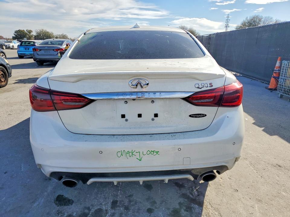 2019 Infiniti Q50 red Sport 400