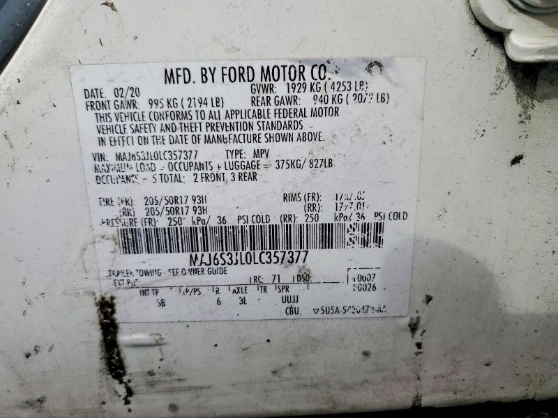 2020 Ford Ecosport ses