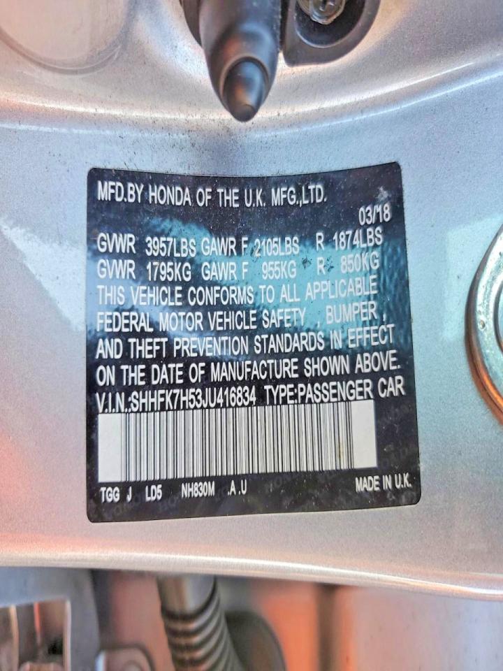 2018 Honda Civic ex