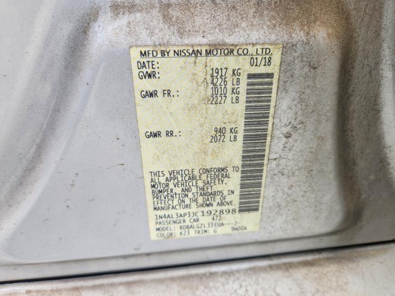 2018 Nissan Altima 2.5 s