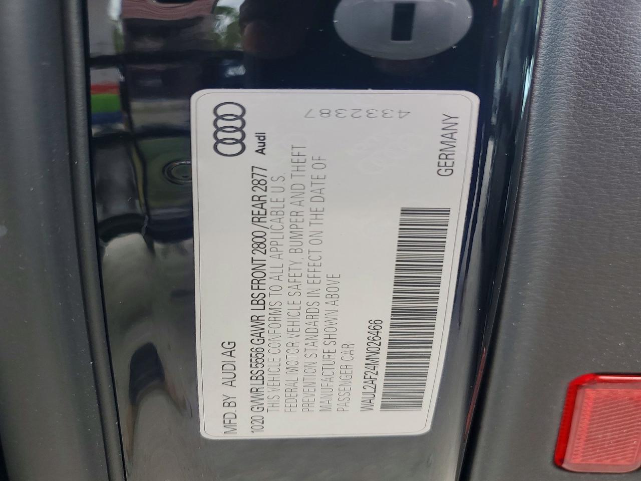 2021 Audi A6 Premium Plus