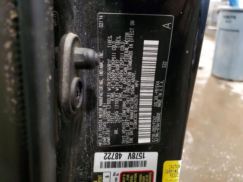 2014 Toyota Sienna le