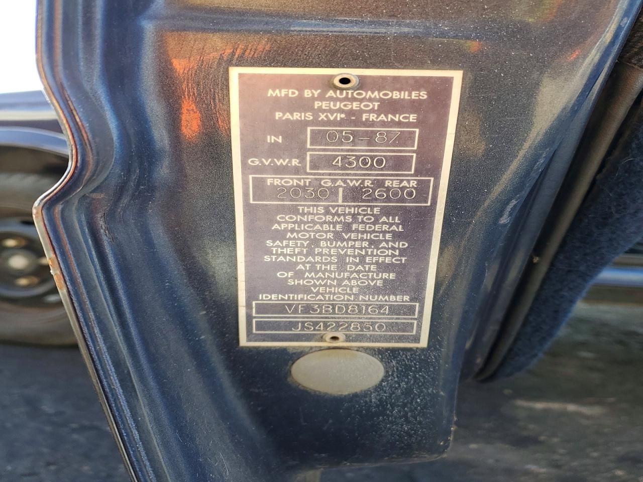 1988 Peugeot 505 gls