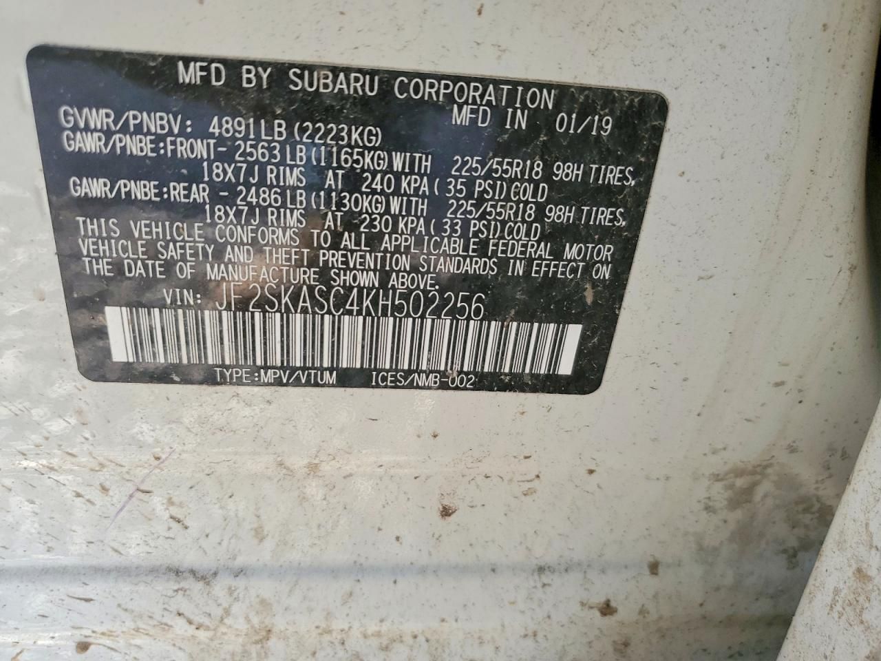 2019 Subaru Forester Limited