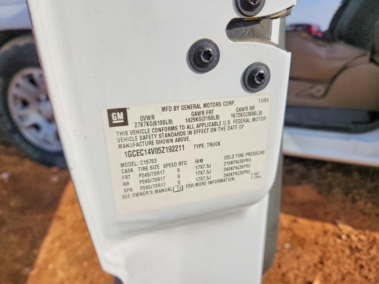 2005 Chevrolet Silverado C1500