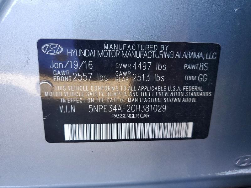 2016 Hyundai Sonata Sport