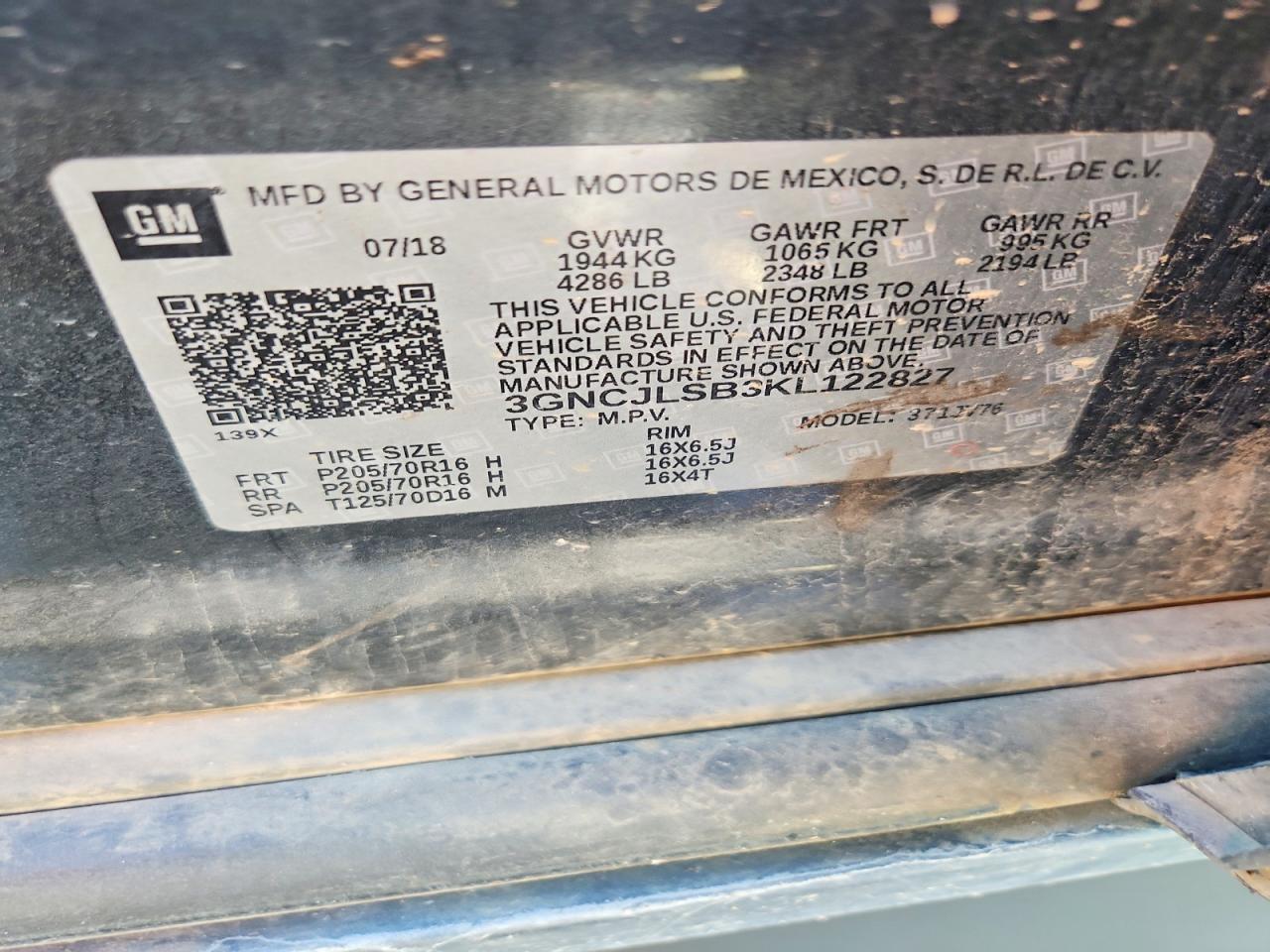 2019 Chevrolet Trax 1LT