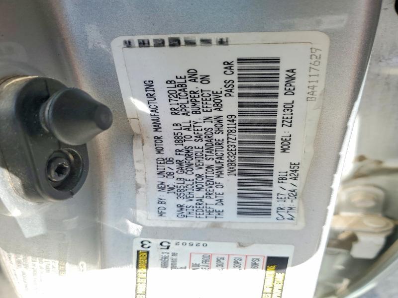 2007 Toyota Corolla le