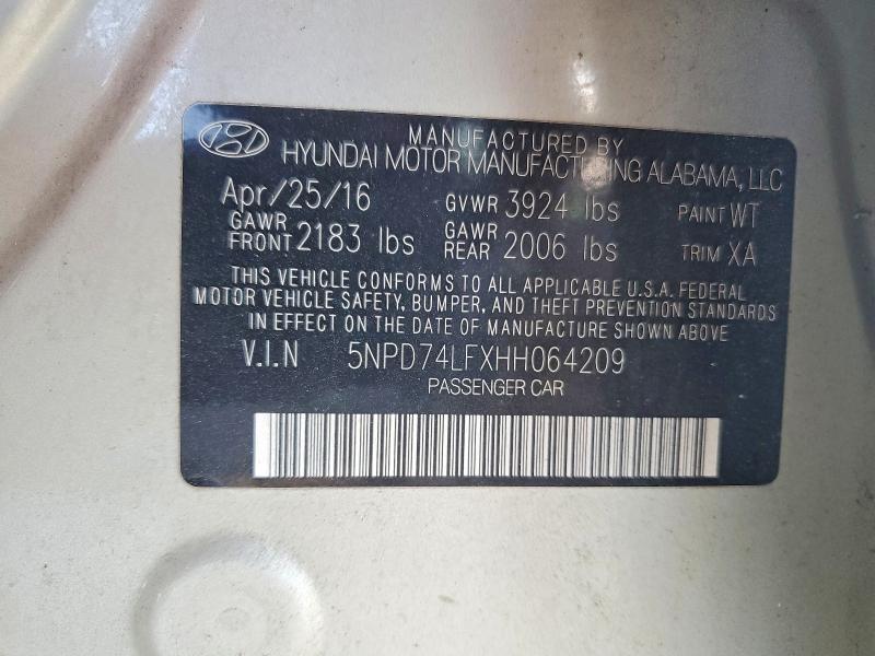 2017 Hyundai Elantra se