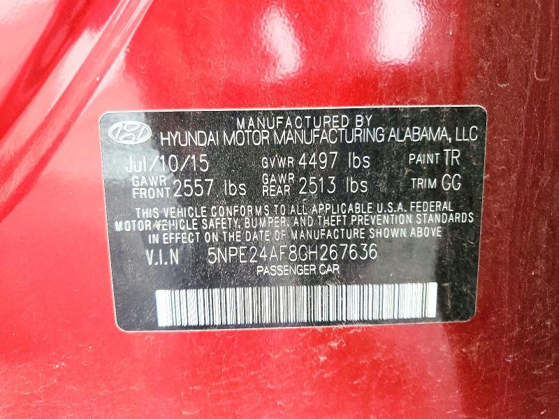2016 Hyundai Sonata se