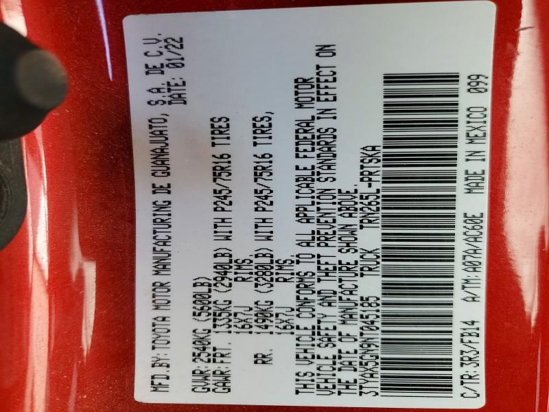 2022 Toyota Tacoma Double cab