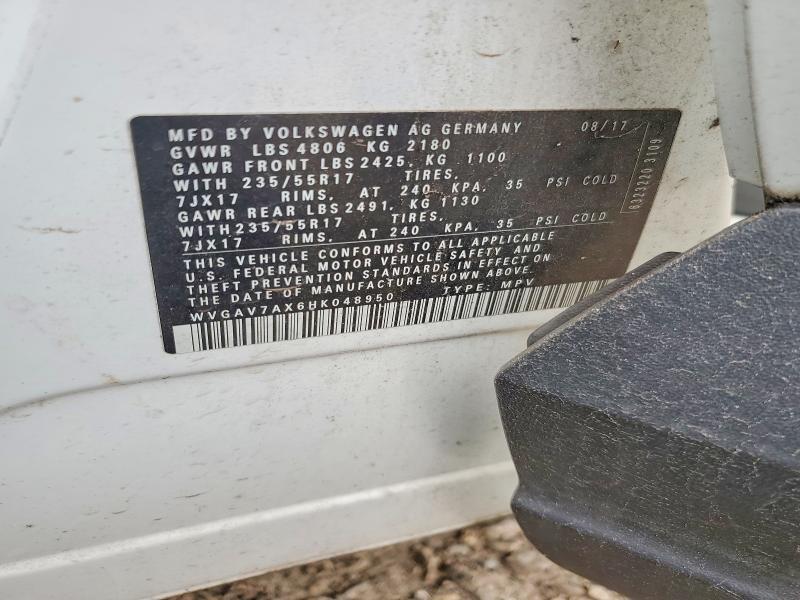 2017 Volkswagen Tiguan s