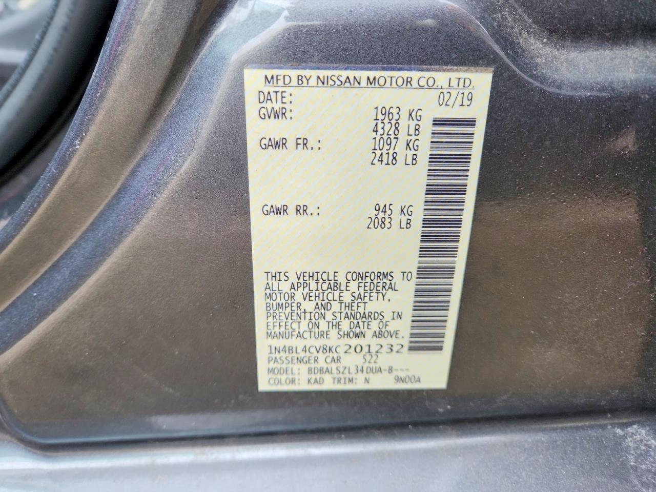 2019 Nissan Altima