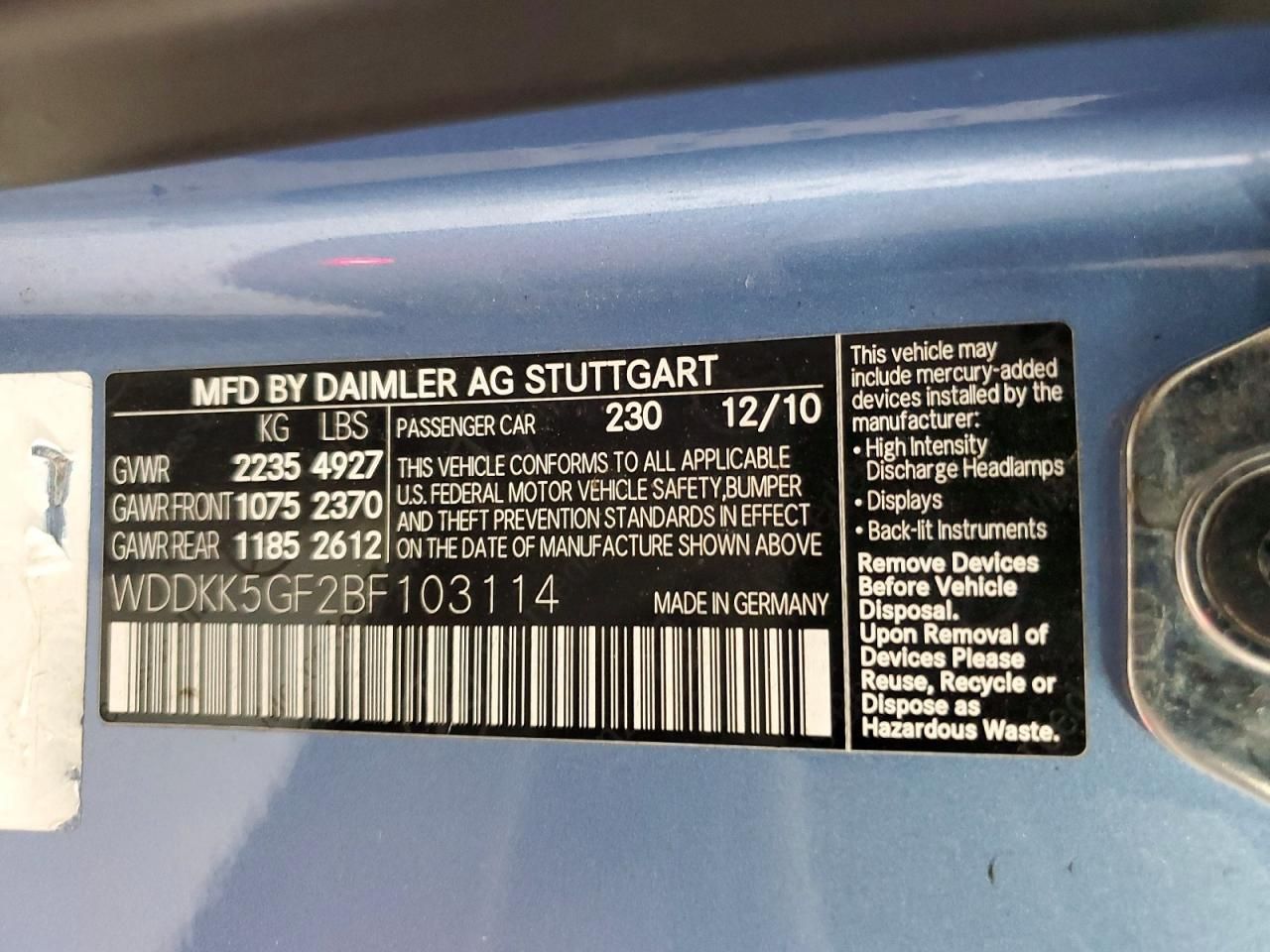 2011 Mercedes-Benz E 350