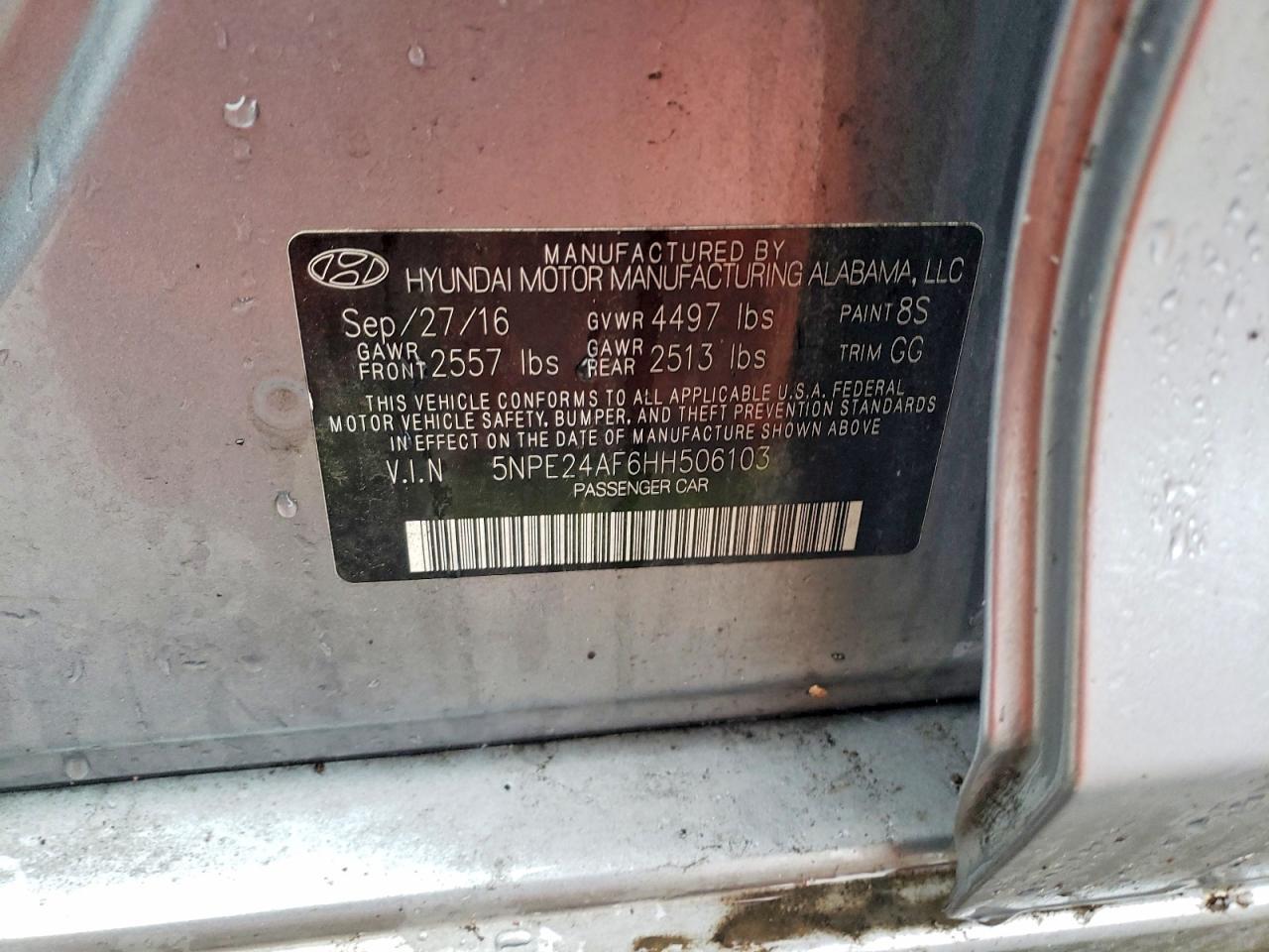 2017 Hyundai Sonata se