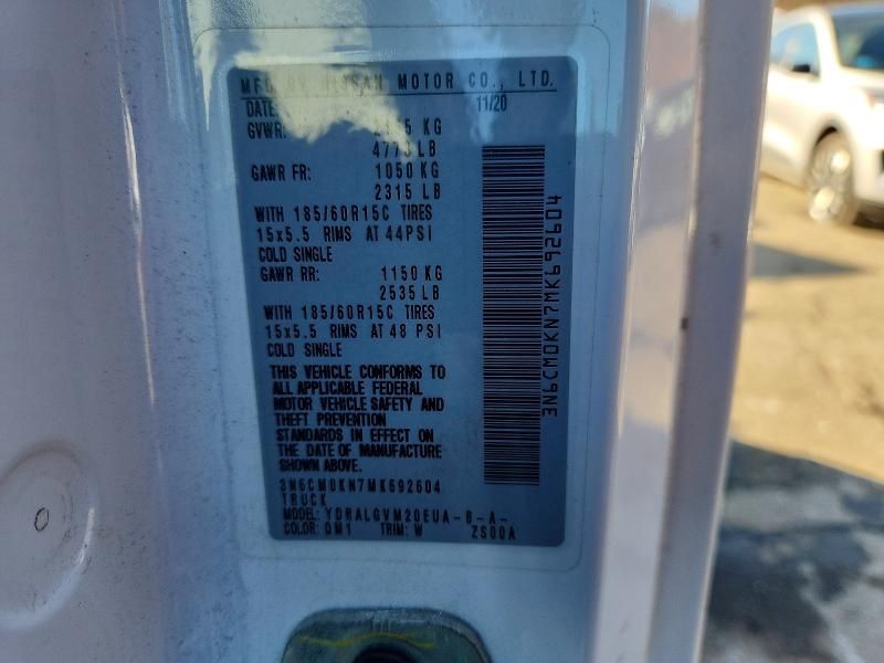 2021 Nissan NV200 Utility / Service Van