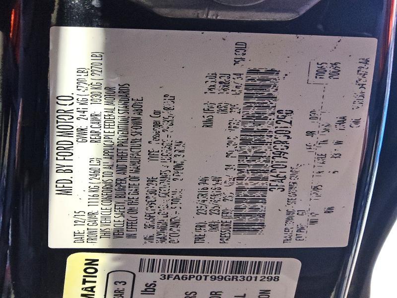 2016 Ford Fusion se
