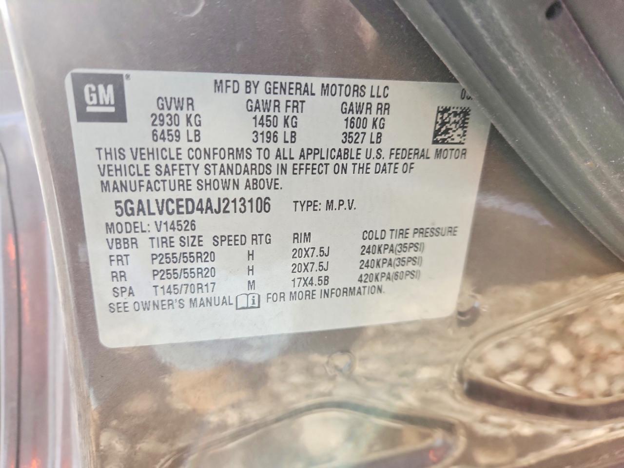 2010 Buick Enclave cxl