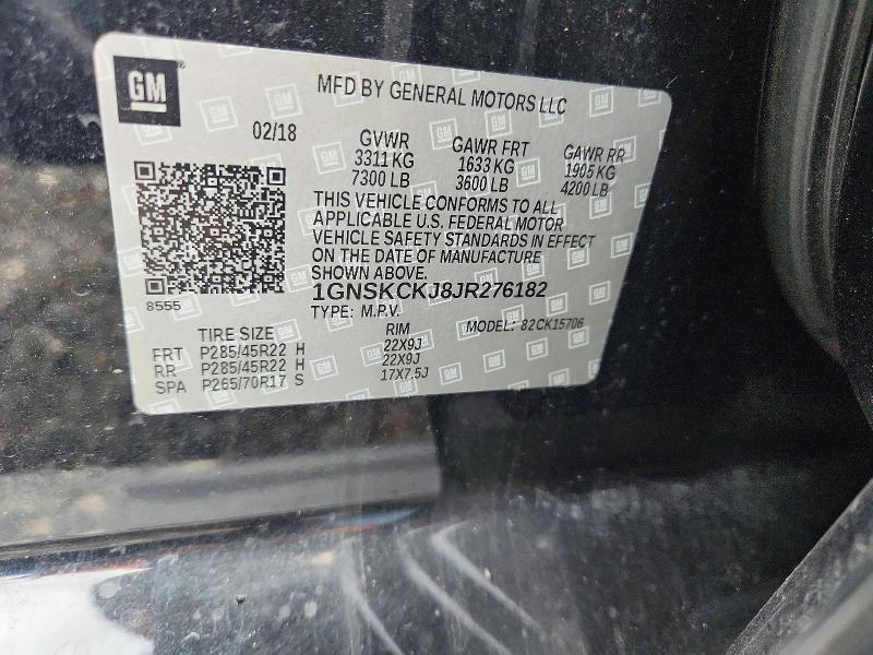 2018 Chevrolet Tahoe K1500 Premier