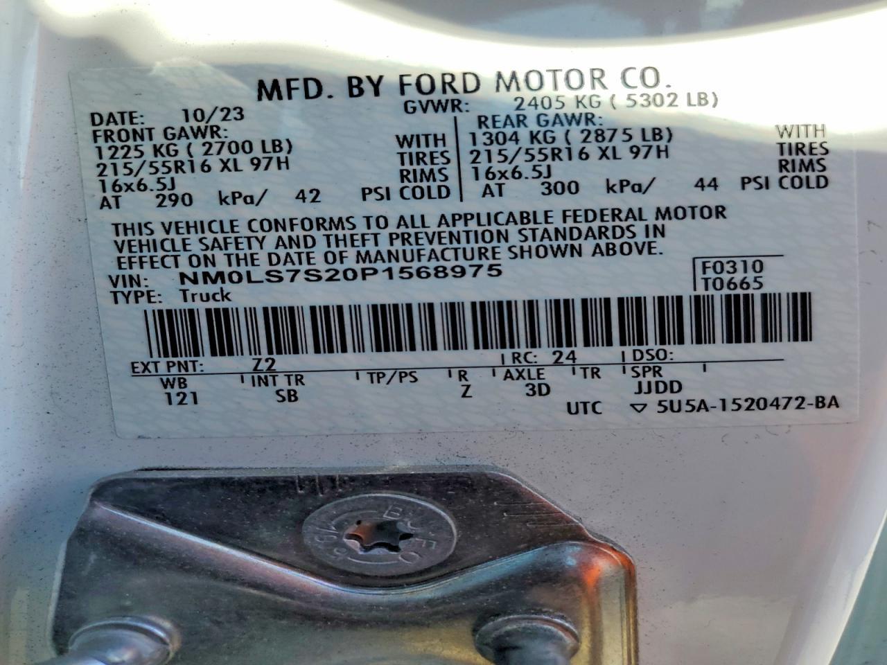 2023 Ford Transit Connect Van