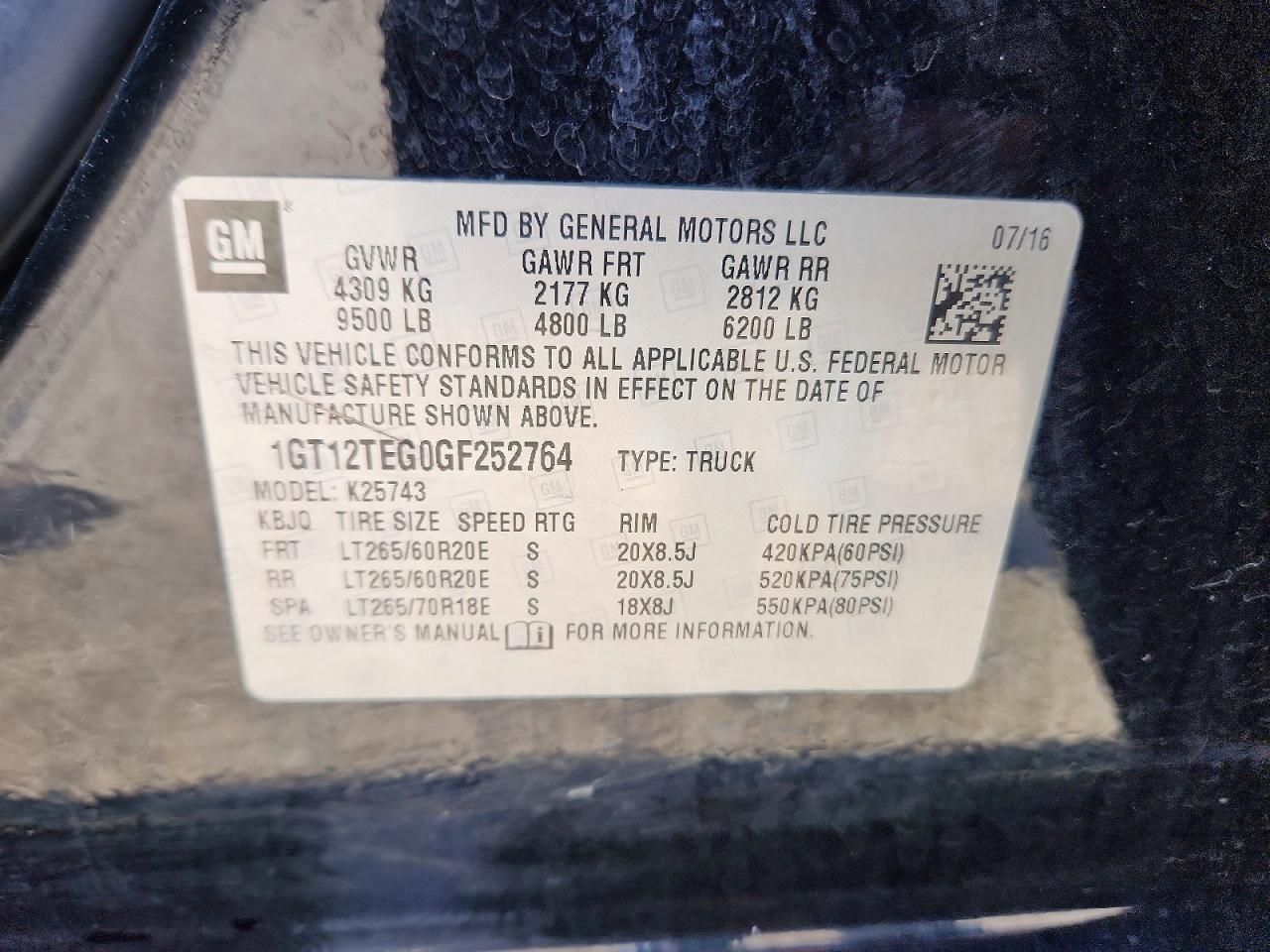 2016 GMC Sierra K2500 slt