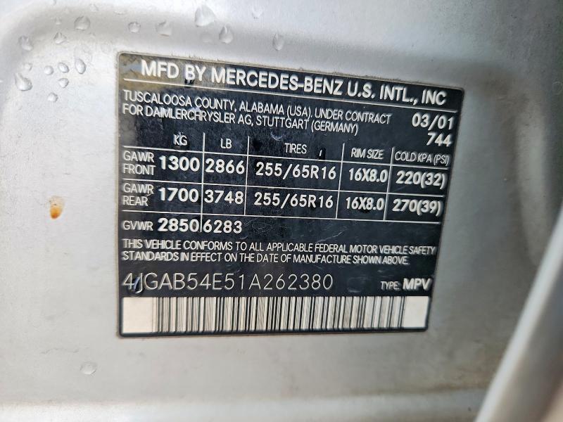 2001 Mercedes-Benz Ml 320
