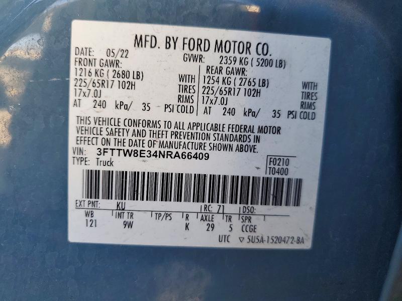 2022 Ford Maverick XL