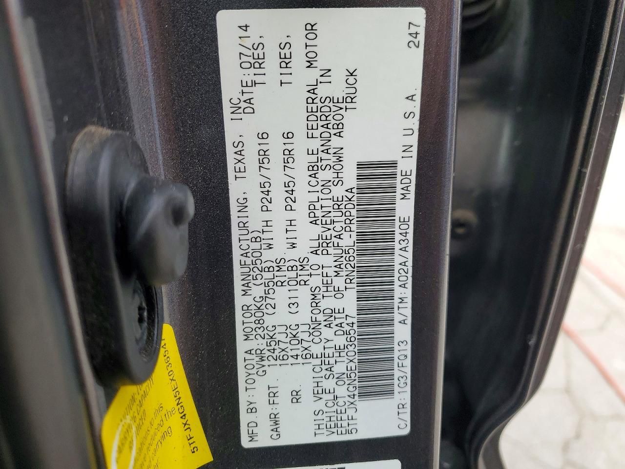 2014 Toyota Tacoma Double Cab