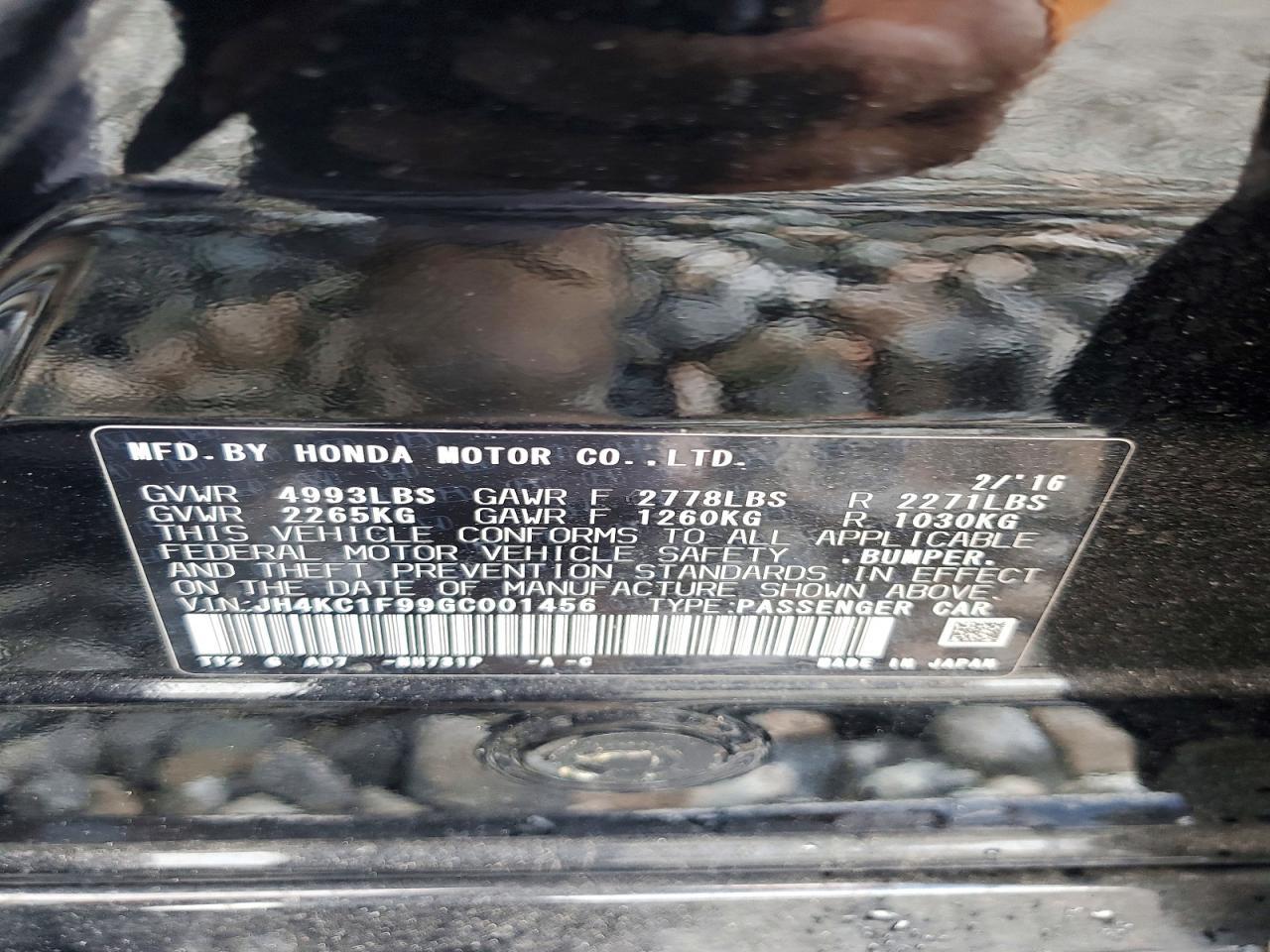 2016 Acura Rlx Advance