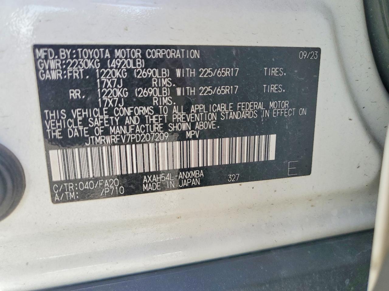 2023 Toyota Rav4 xle