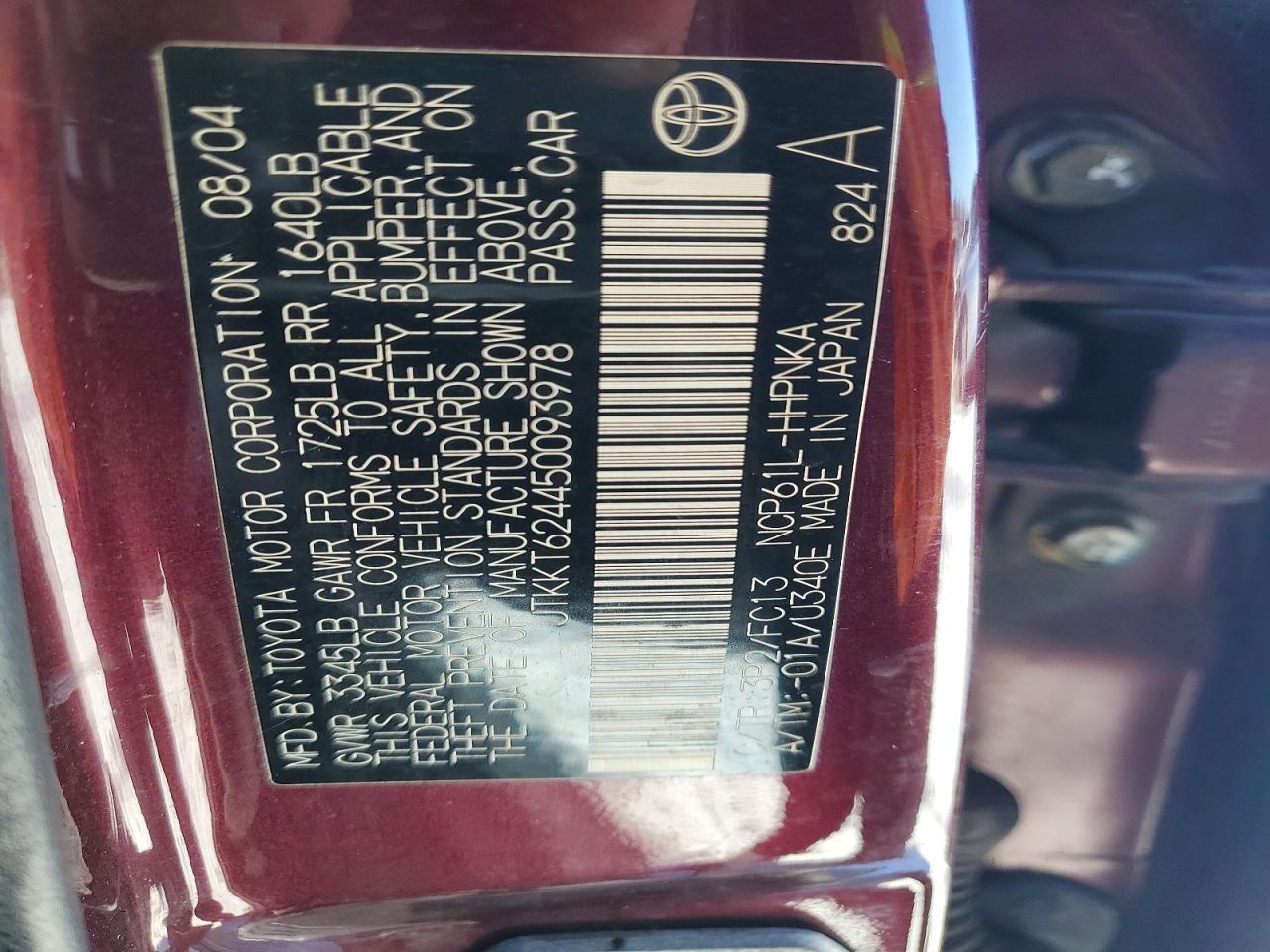 2005 Scion XA
