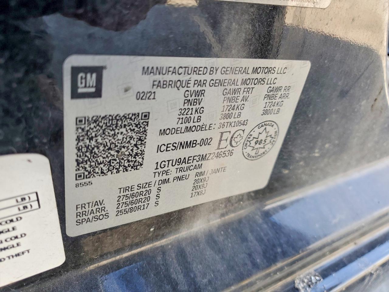 2021 GMC Sierra K1500