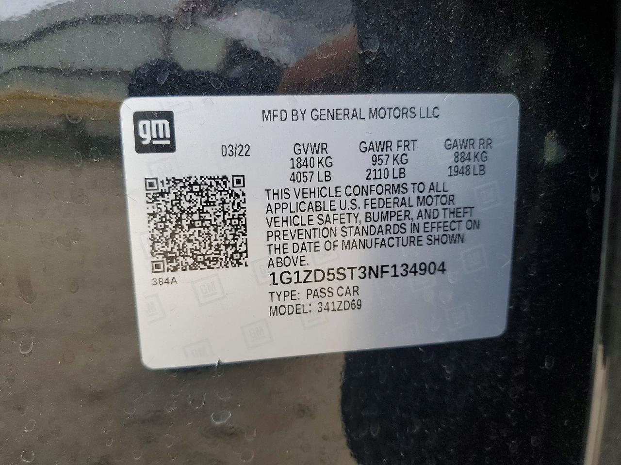 2022 Chevrolet Malibu lt