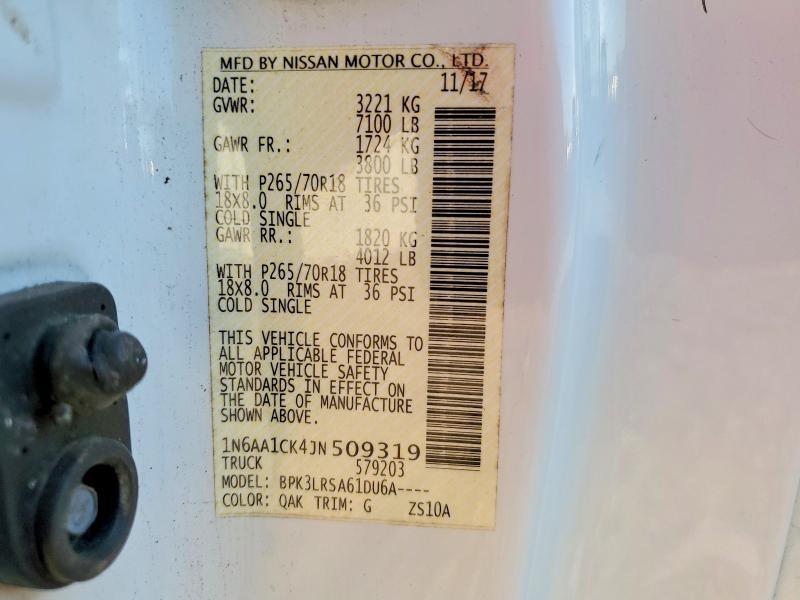 2018 Nissan Titan s
