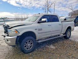 Salvage trucks for sale at West Warren, MA auction: 2017 Dodge 3500 Laramie