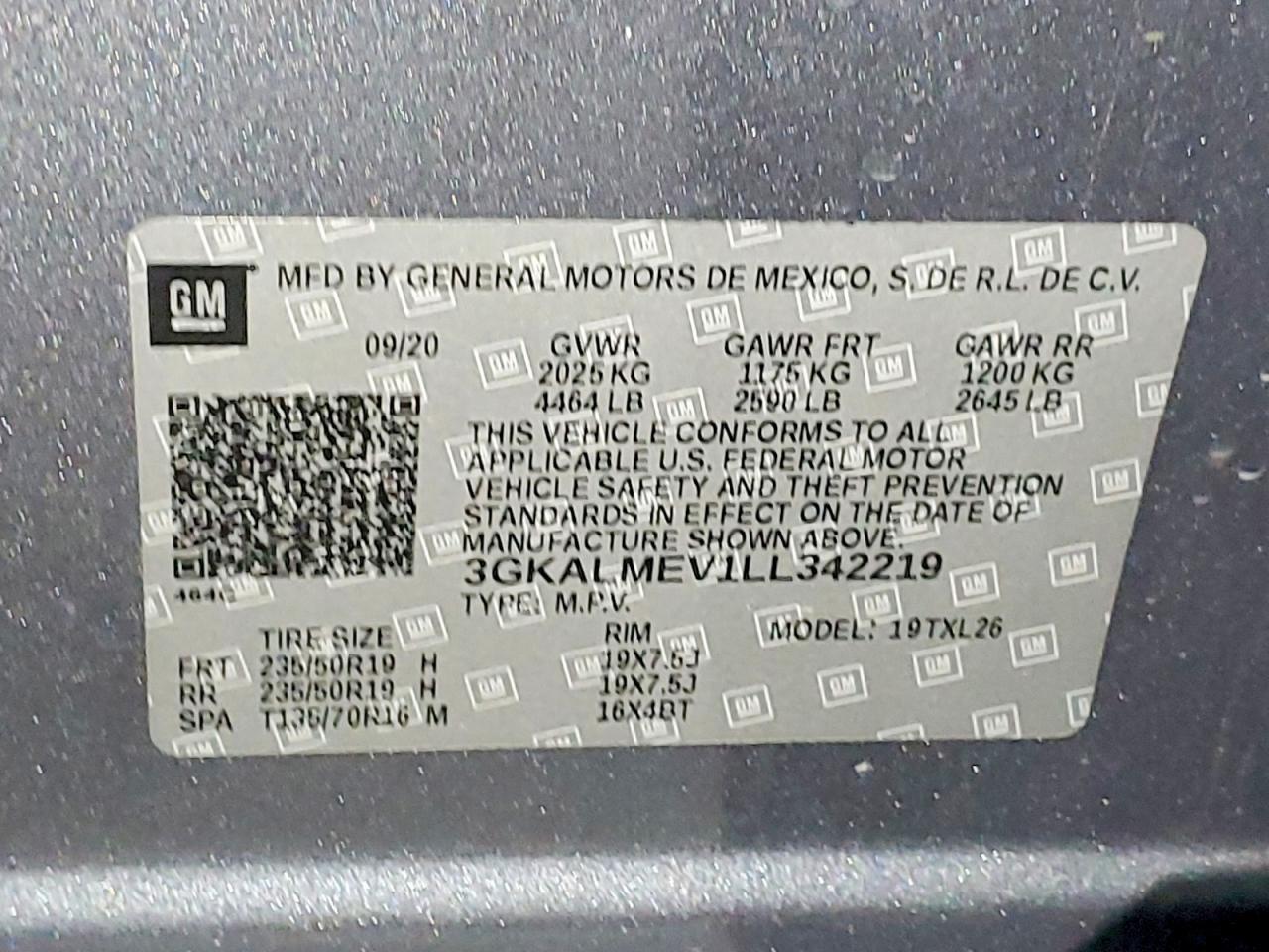 2020 GMC Terrain sle