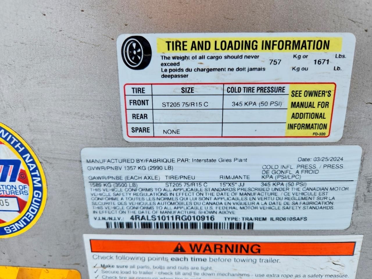 2024 Interstate ILRD610SAFS Enclosed Cargo Trailer