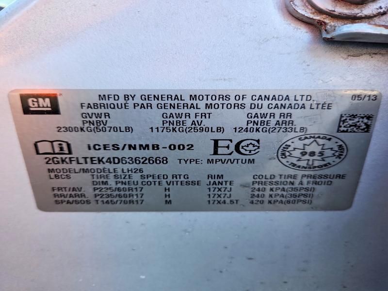 2013 GMC Terrain sle