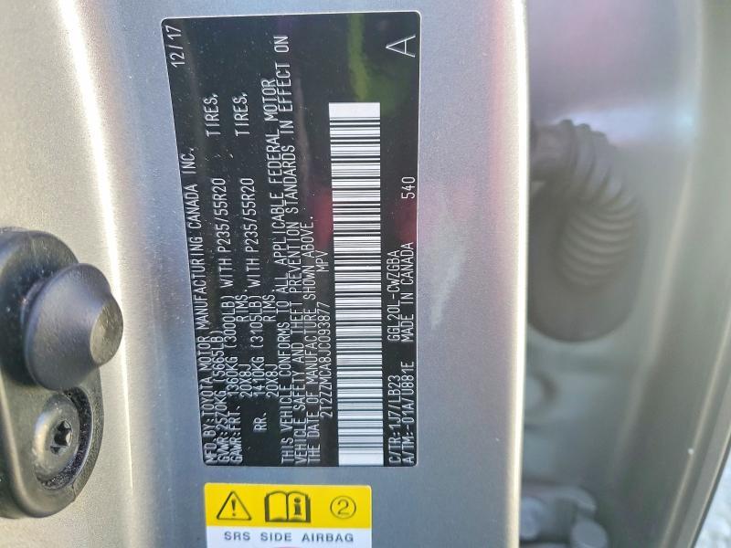 2018 Lexus Rx 350 Base