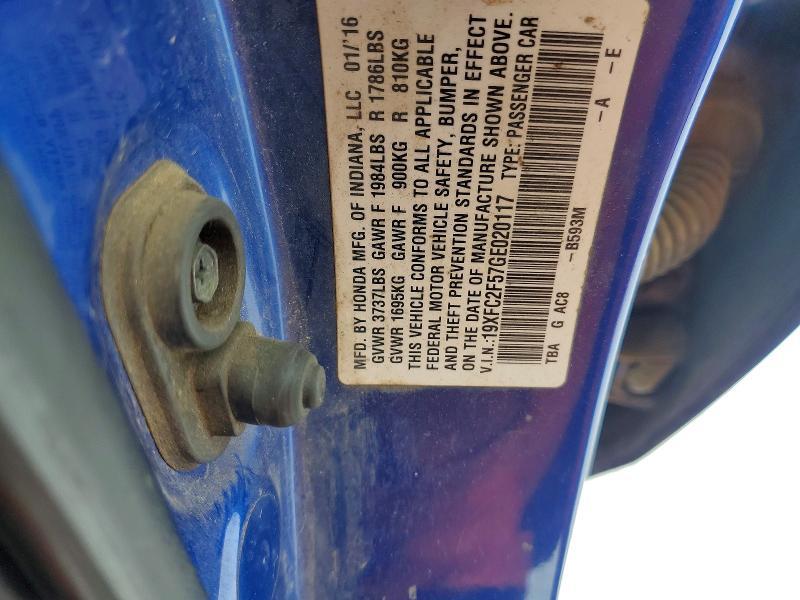 2016 Honda Civic lx