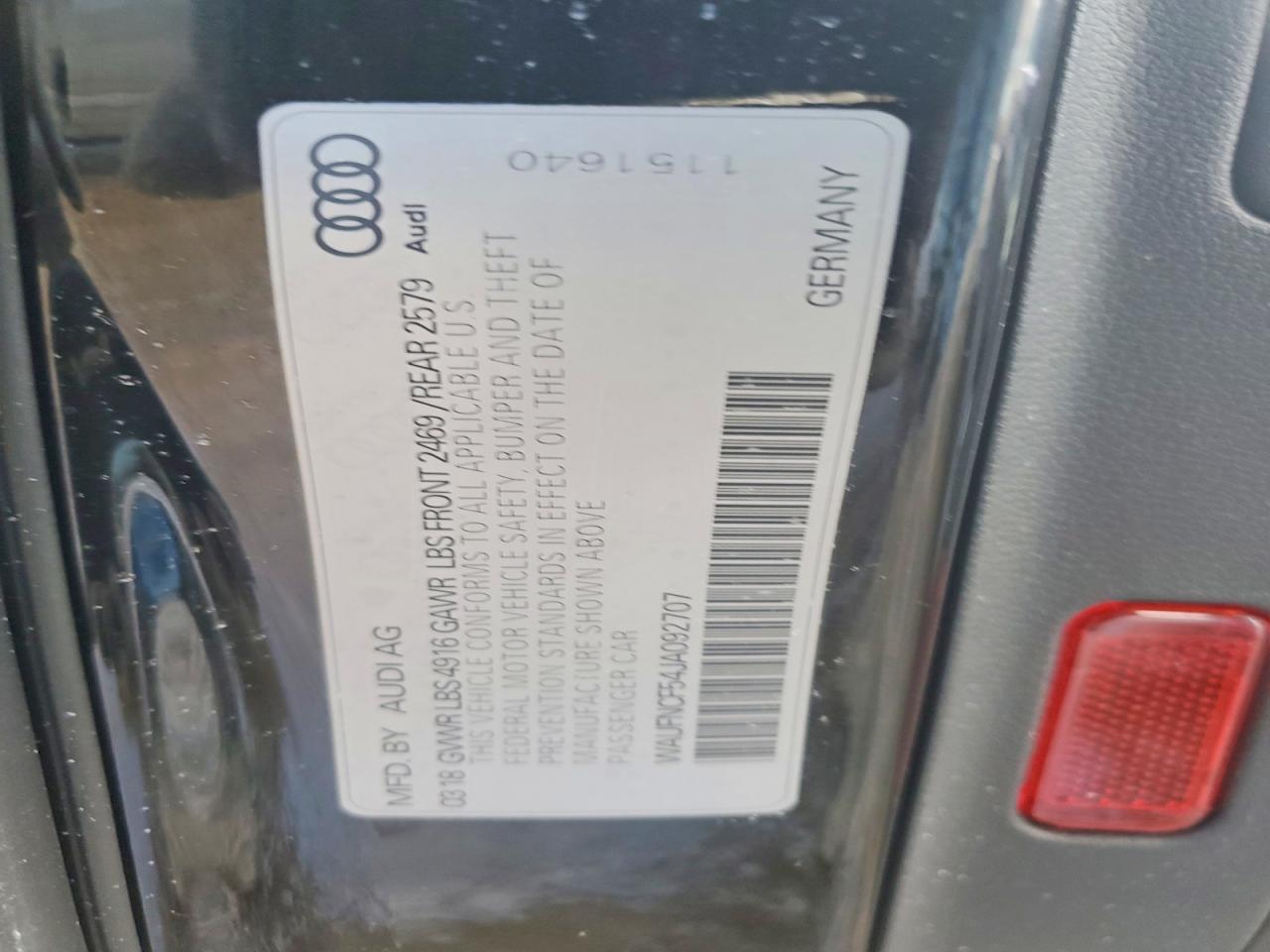 2018 Audi A5 Prestige S-line