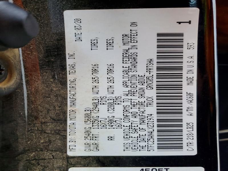 2020 Toyota Tacoma Double cab