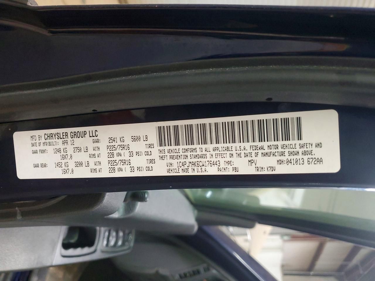 2012 Jeep Liberty Sport